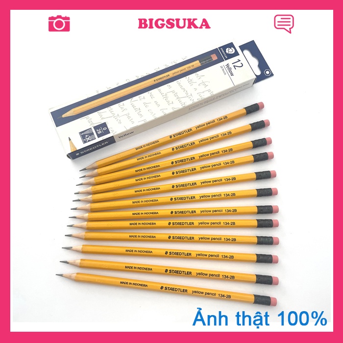 Bút chì 2B Staedtler 134 [Hộp 12 cây] BIGSUKA