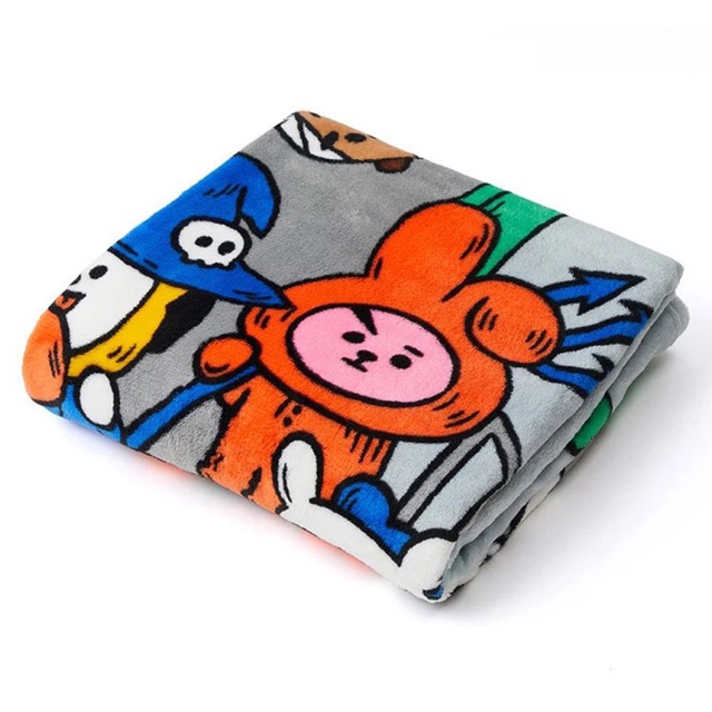 Chăn BT21 Halloween (2 mặt)