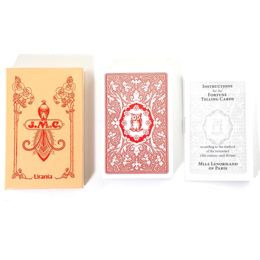 Thẻ Trò Chơi Urania Lenormand Oracle Chất Lượng Cao