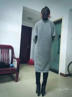 Áo Cadigan dáng dài