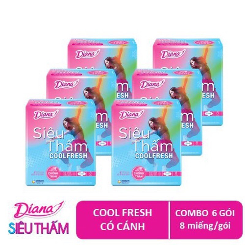 Bvs Diana ST coolfresh(lốc6gói)