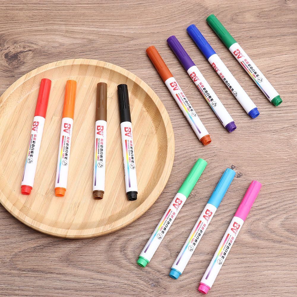 8/ 12 Bút nhiều màu sắc đánh dấu vẽ doodle thần kỳ cho bé vui chơi theo phương pháp Montessori