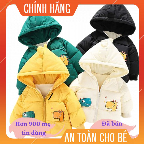 Áo phao cho bé trai/ bé gái 3 tháng đến 4 tuổi trần bông siêu ấm mẫu HOT năm 2021