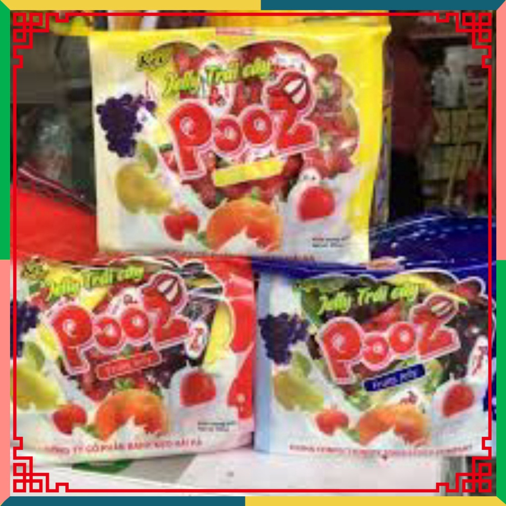 Kẹo Jelly hoa trái Pooz Hải Hà Gói 350g