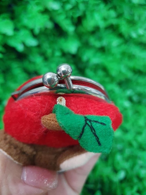 Gấu bông túi ví mini cầm tay
