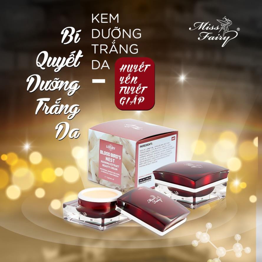 Kem Dưỡng Trắng Da Tinh Chất Huyết Yến Tuyết Giáp Miss Fairy