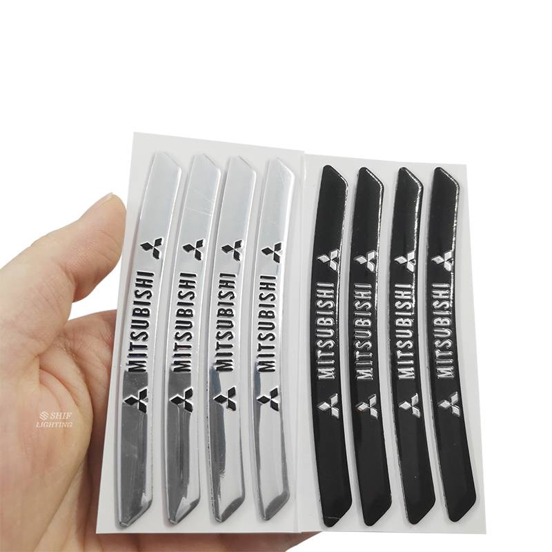 Bộ 4 Miếng Dán Trang Trí Bánh Xe Hơi Mitsubishi