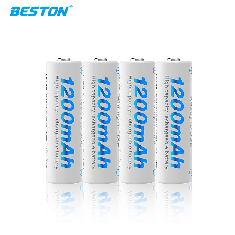 [Mã LIFEXANH03 giảm 10% đơn 500K] [Combo 04 viên] pin sạc AA loại tốt dung lượng thực 1200mAh chính hãng Beston