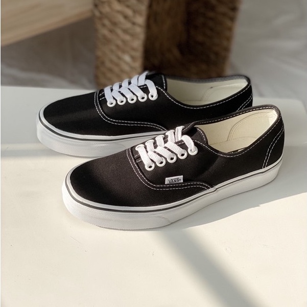 Giày Sneaker Nam, Giày Vans [REAL] Authentic Black White cho nam nữ