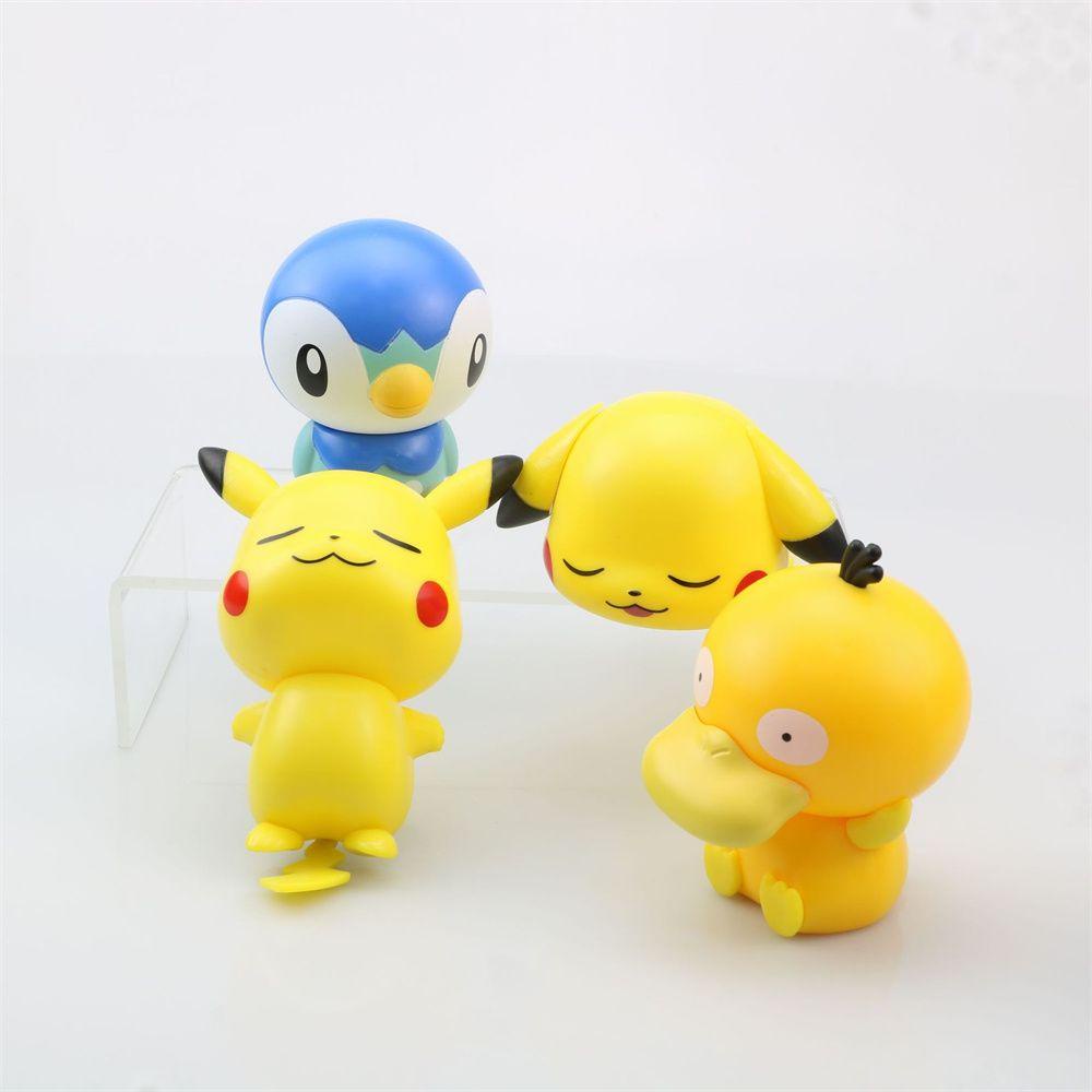 Bộ 8 Mô Hình Nhân Vật Hoạt Hình Pikachu