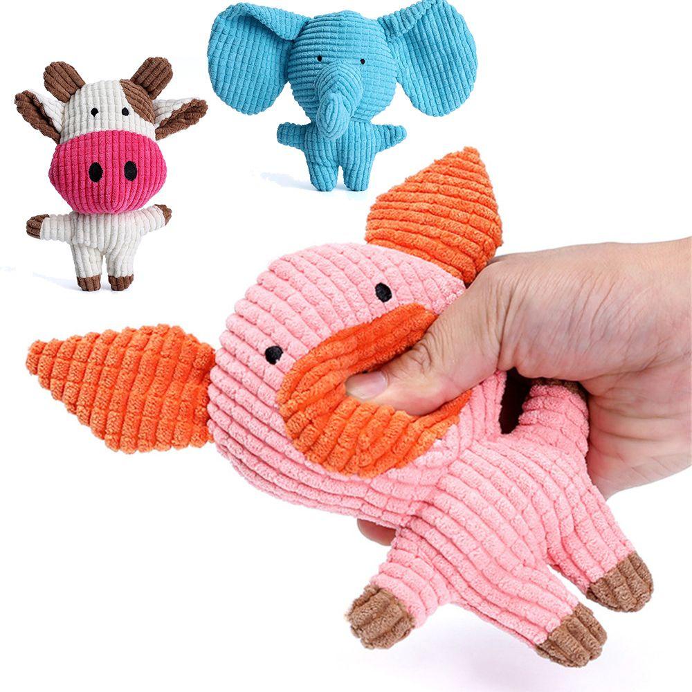 Đồ Chơi Phát Ra Tiếng Kêu Hình Heo / Khỉ / Voi Cho Thú Cưng