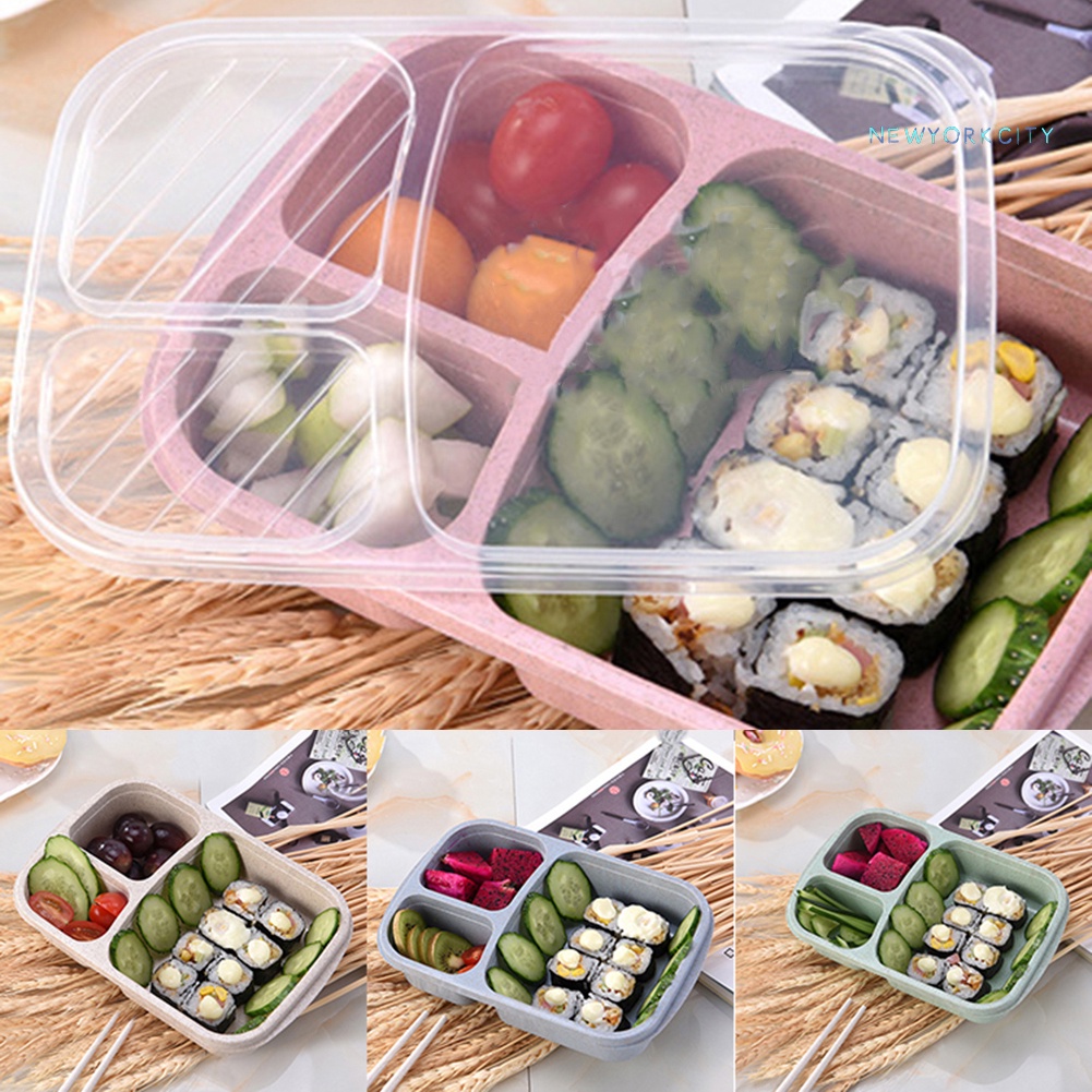 Hộp Đựng Cơm Trưa 3 Ngăn Chất Liệu PP