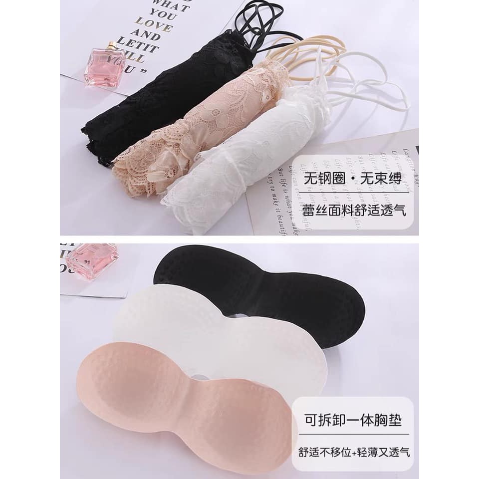 Bra ren 2 dây chéo lưng mã 350