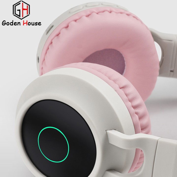 Tai Nghe chụp tai Mèo Bluetooth Cao Cấp phát sáng,Headphone Tai Mèo Đáng Yêu,Có Mic,Chống Ồn,Âm Thanh Trầm Ấm | BigBuy360 - bigbuy360.vn