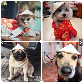 Nón Lá Việt Nam cho thú cưng chó mèo