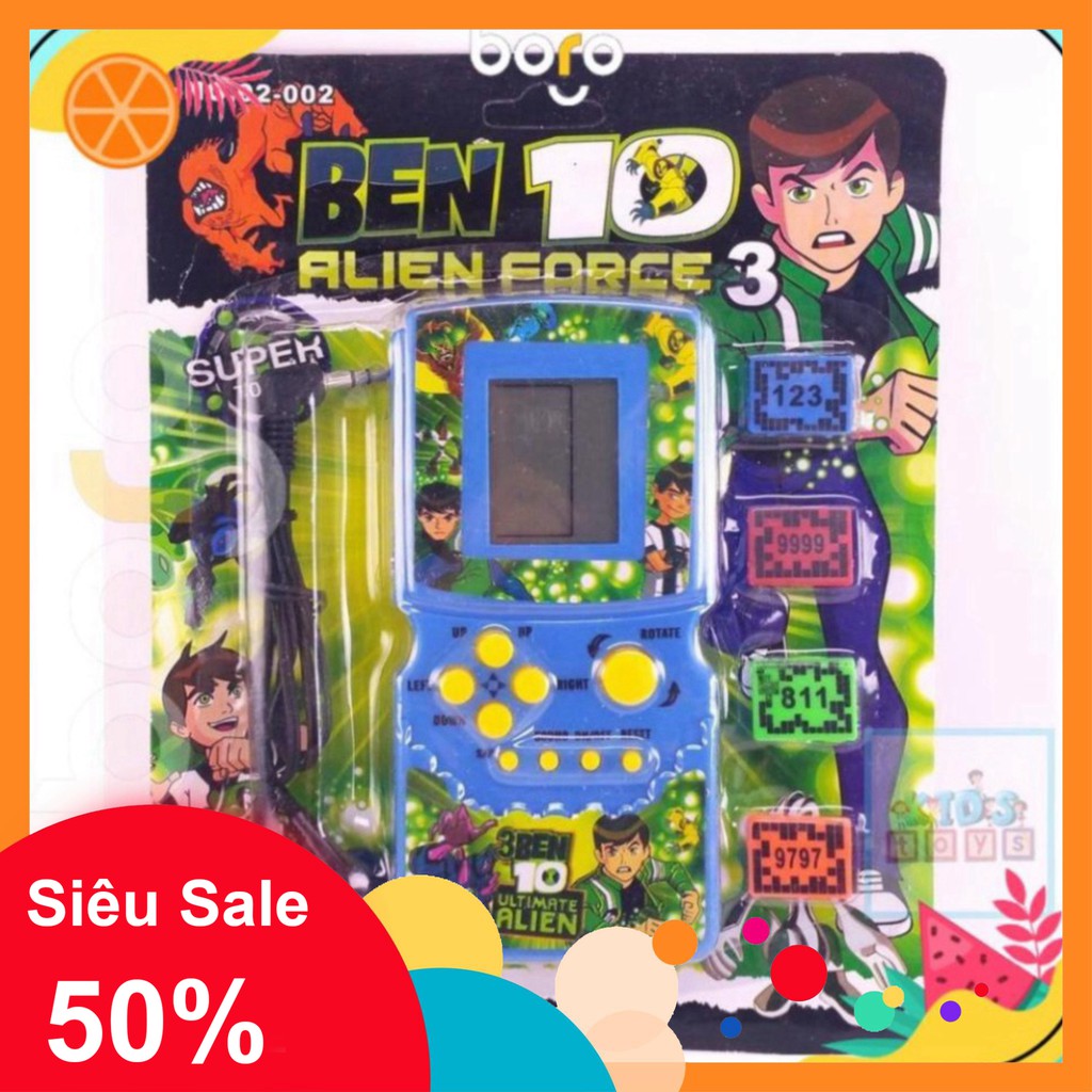 Máy chơi game cầm tay Brick Game tuổi thơ kèm tai nghe