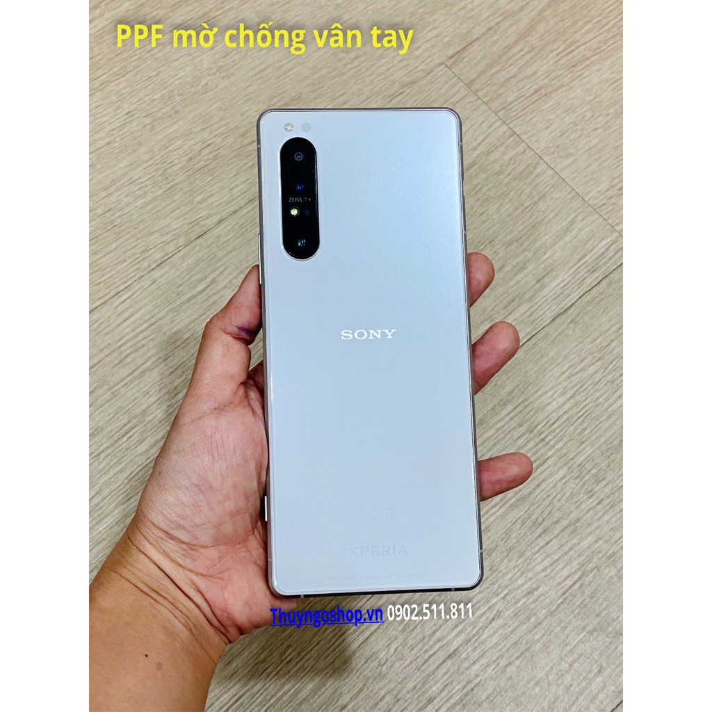 PPF mặt sau trong suốt / nhám chống vân tay 100% Sony Xperia 1 - 1 mark II - 10 mark II - Xperia 5 - XZ2 - XZ3