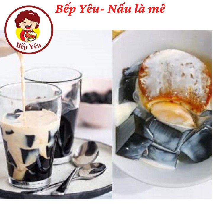 Bột Sương Sáo Đen, Trắng Grass Jelly Thuận Phát Gói 50g