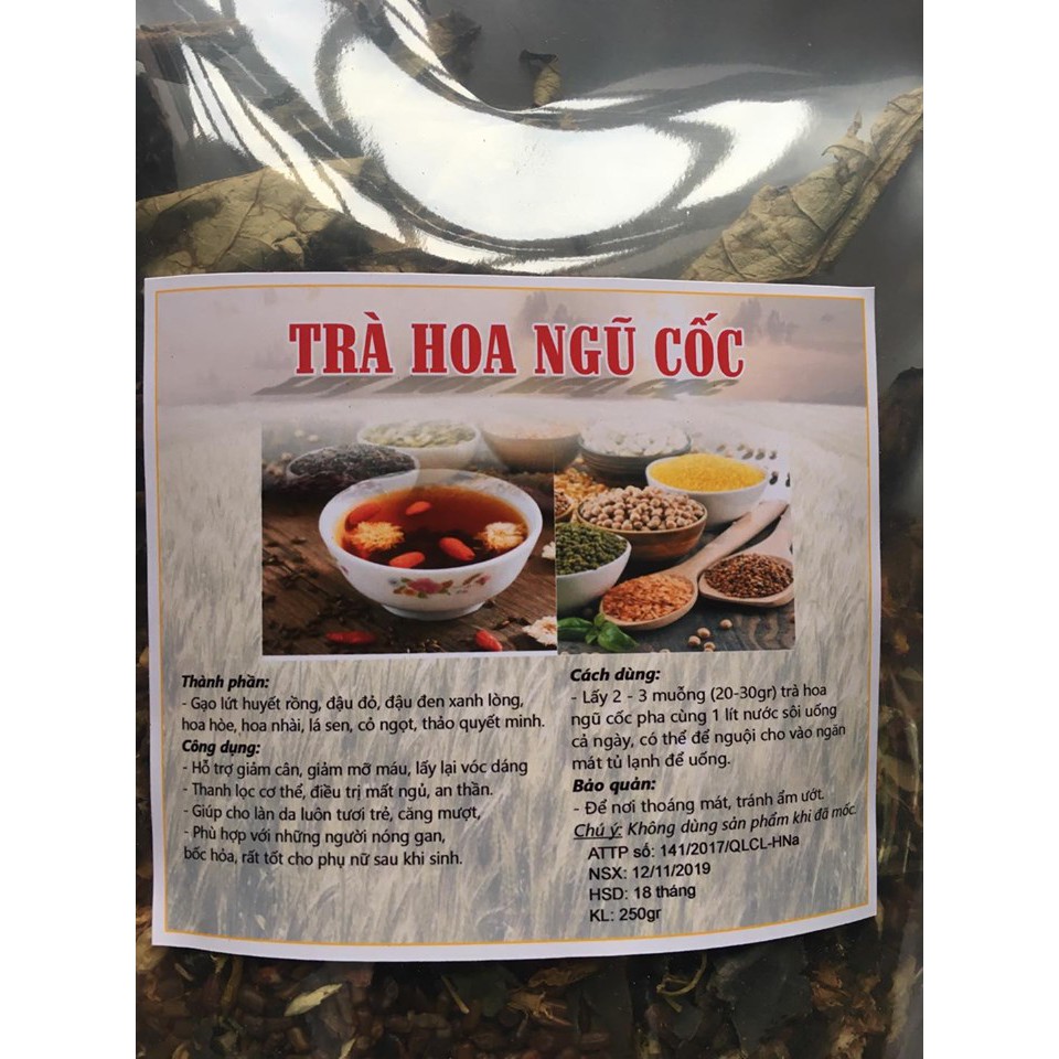 1kg Trà hoa ngũ cốc - túi zip date 18 tháng