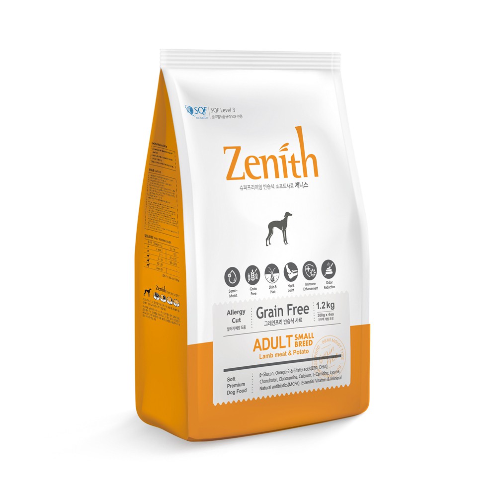Thức ăn hạt mềm cho chó Zenith Adult túi 0.5kg