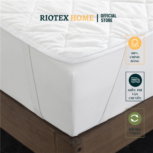 Tấm Lót Bảo Vệ Nệm - Đệm RIOTEX Vải Kate Chần Gòn Dày 7mm - Kích Thước 1m/1m2/1m4/1m6/1m8/2m