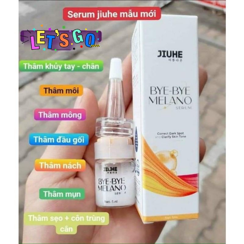 Serum JIUHE Khử Thâm Thanh Tô ❣️ BYE BYE MELANO VER3 Chính Hãng❣️ Serum Chuyên Khử Thâm Nám Jiuhe Mẫu Mới