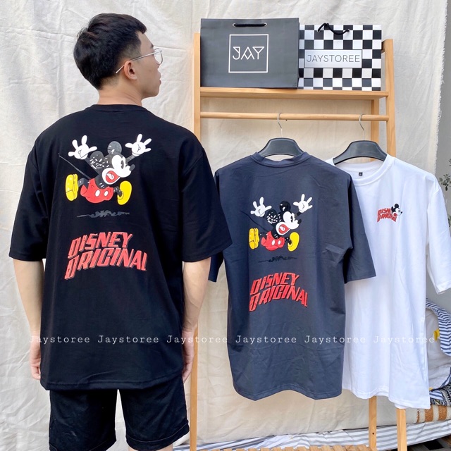 ÁO THUN TAY LỠ MICKEY DISNEY ❤️ UNISEX NAM NỮ 🧸FREESHIP🧸 | BigBuy360 - bigbuy360.vn
