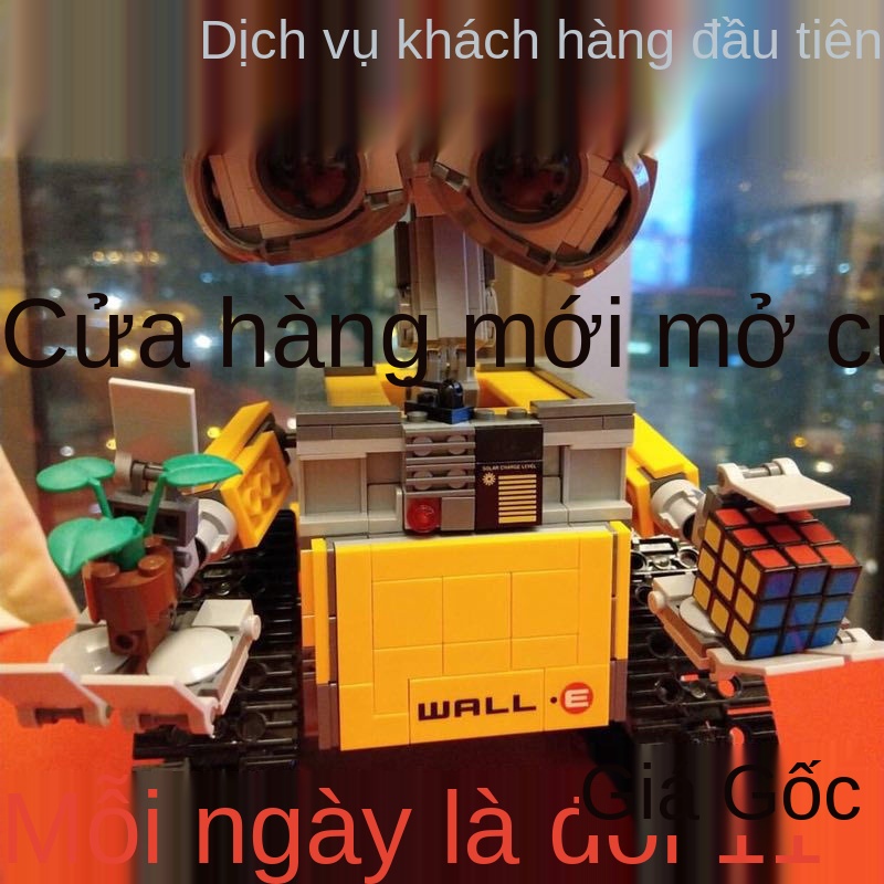 ☂Tương thích với Lego movie city series robot story walli 21303 đồ chơi mô hình khối xây dựng lắp ráp