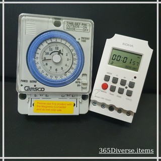 Bộ 2 sản phẩm Camsco tb35n và Timer điện tử chính xác từng giây KOHA TS32S