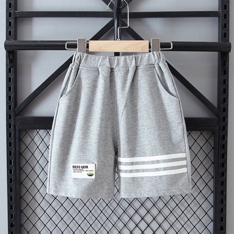 Quần đùi bé trai 18-45kg ba sọc BA18 thiết kế năng động, co giãn tốt, hàng may kĩ.QĐ18