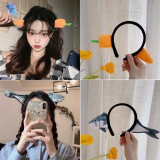 Băng Đô Cài Tóc Hình Chú Cá Muối Và Cà Rốt Dễ Thương Vui Nhộn Cho Nữ