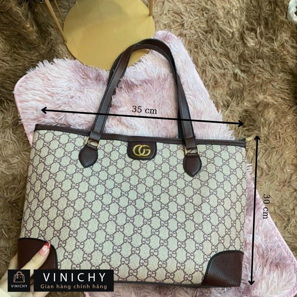 Túi xách nữ công sở tote đeo chéo, túi đi làm, chơi, đi học VINICHY, da đẹp, cao cấp size 35cm HA119