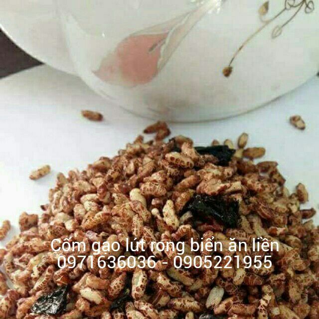 Cốm Gạo Lứt Rong Biển Ăn Liền