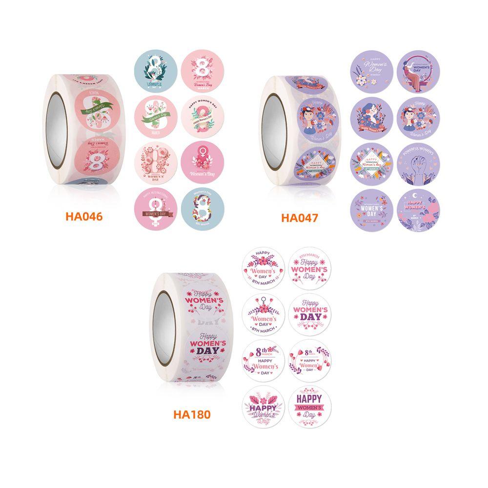 Cuộn 500 Nhãn Dán Trang Trí Sổ Tay Cho Nữ