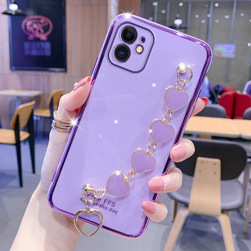 Ốp lưng iphone 11 pro max 11 pro Ốp Điện Thoại Silicon Mềm Có Dây Đeo Tay Cho iphone 11 pro max 11 pro