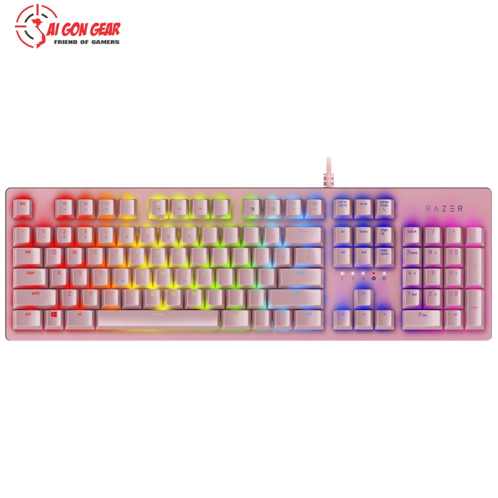 BÀN PHÍM CƠ GAMING RAZER Huntsman – Opto-Mechanical Gaming Keyboard - Quartz