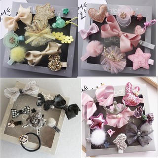 Bộ Kẹp Tóc Chicbaby 10 Món Kèm Hộp