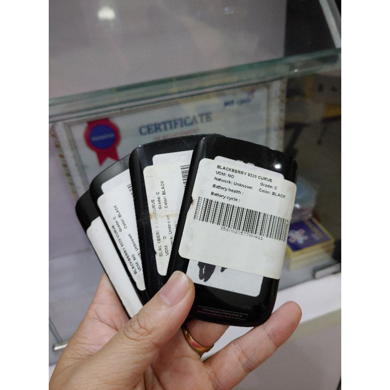 Nắp lưng zin bóc máy BlackBerry Curve 9320