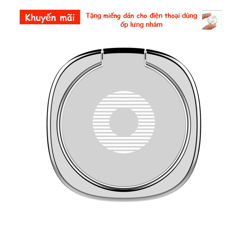 Nhẫn dán điện thoại xoay tròn 360 hỗ trợ móc ngon tay cầm chắc chắn | BigBuy360 - bigbuy360.vn