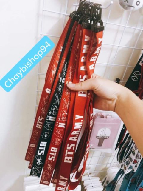 STRAP CHỮ KÝ BTS