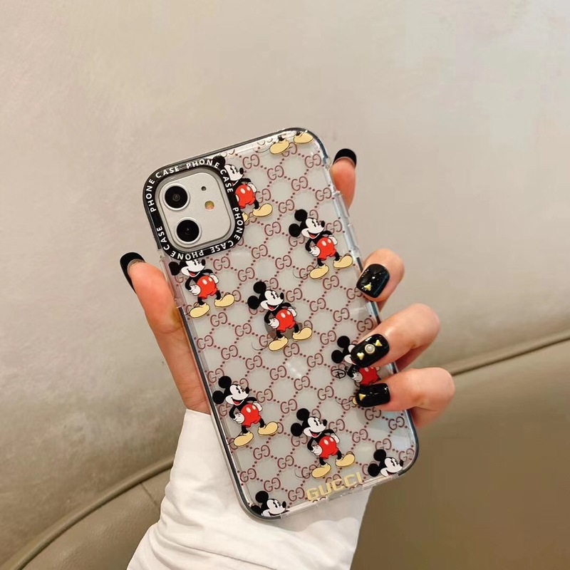 Ốp Điện Thoại Chống Va Đập In Hình Chuột Mickey Gucci Cho Iphone Se 11pro Xs Max Xr I8 I7