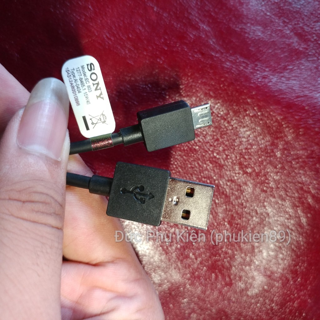 Dây cáp Micro USB Sony chính hãng cho Z1, Z2, Z3, M3, M4, M5 và máy LG, Samsung, HTC