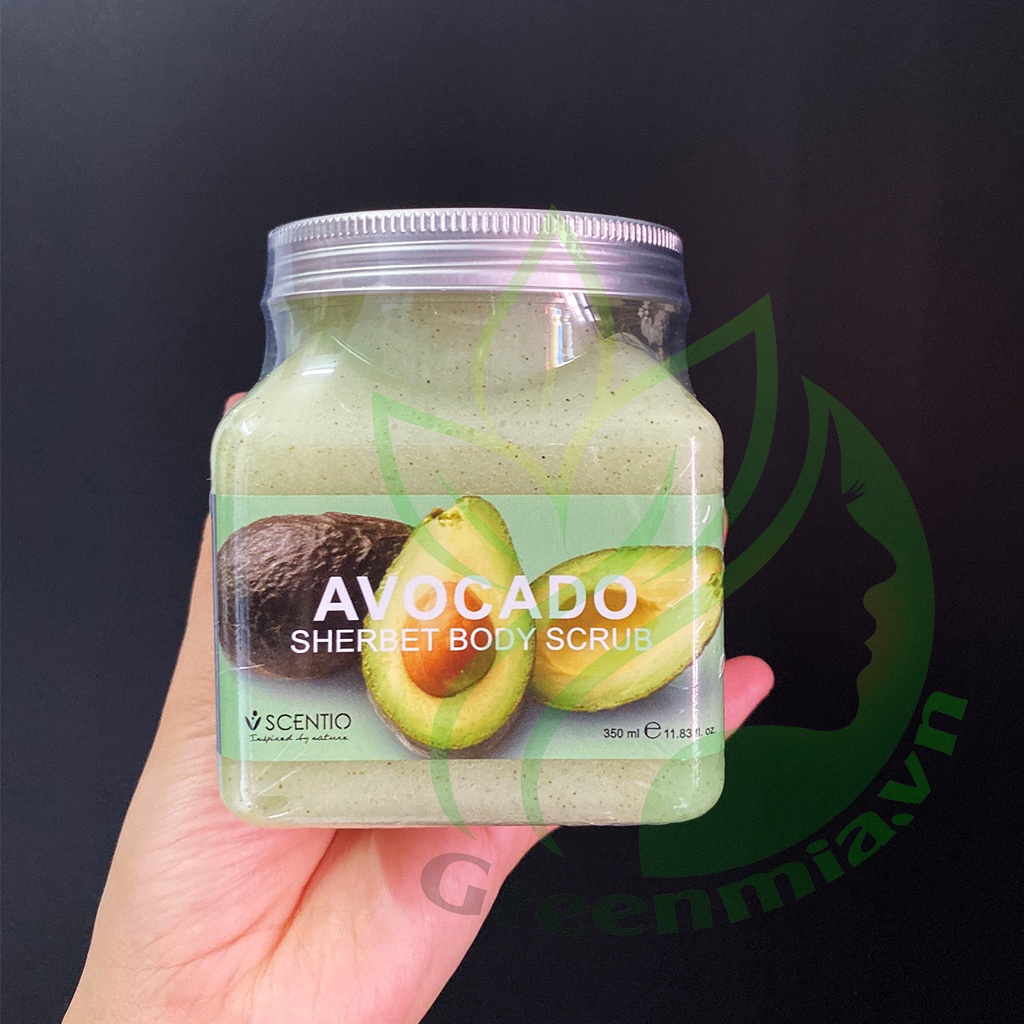 Muối Tắm Tẩy Tế Bào Da Chết Toàn Thân Body [HƯƠNG BƠ] Beauty Buffet Scentio Avocado 350ml [NHẬP KHẨU CHÍNH HÃNG]