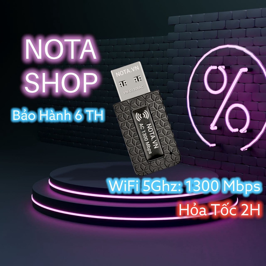 [Hỏa Tốc - BH 6 THÁNG] USB Nâng cấp thu wifi 5G, AC 5Ghz 600Mbps, có ANTEN, Gigabit cho máy bàn và laptop tốc độ cao