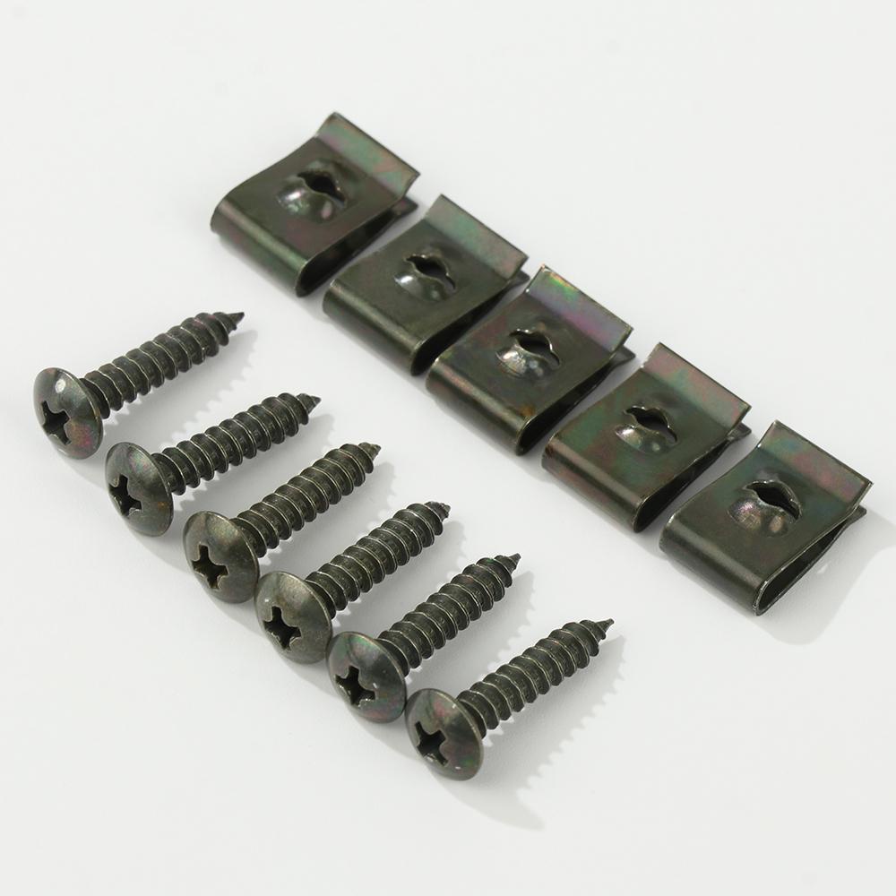 SHOUKEY Bộ 10 Ốc Vít Nhựa M4 M5 Chất Lượng Cao Cho Xe Máy / Xe Hơi Ốp