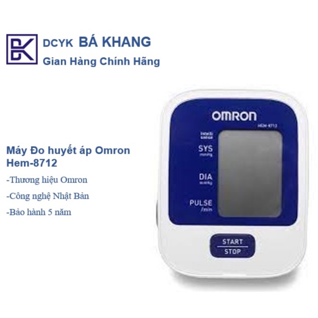 Máy Đo Huyết Áp Omron Hem-8712 ( Nhật Bản )