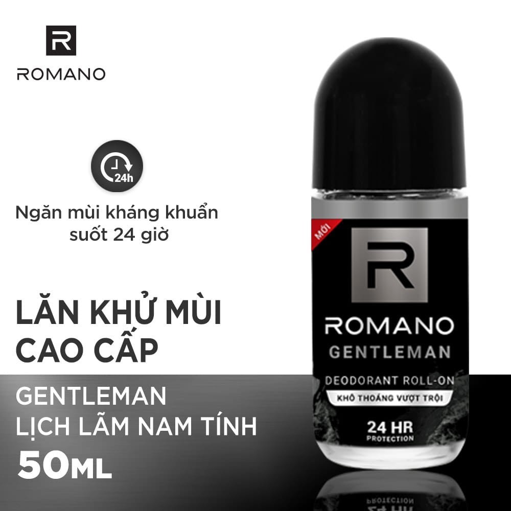 Lăn khử mùi nam Romano hương nước hoa 50ml