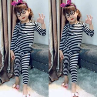 Combo 5 bộ cotton len HM cho bé