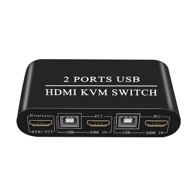 Bộ Chia Hdmi Kvm 2 Cổng Usb 4k Kèm Phụ Kiện