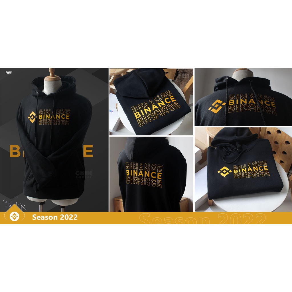 Áo Hoodie 2022 BINANCE, BITCOIN, ETH, NEAR, CELO, SOL, DOT